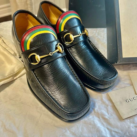 Gucci Vegas Rainbow Horsebit “Bee” Embellished Loafer main image 10